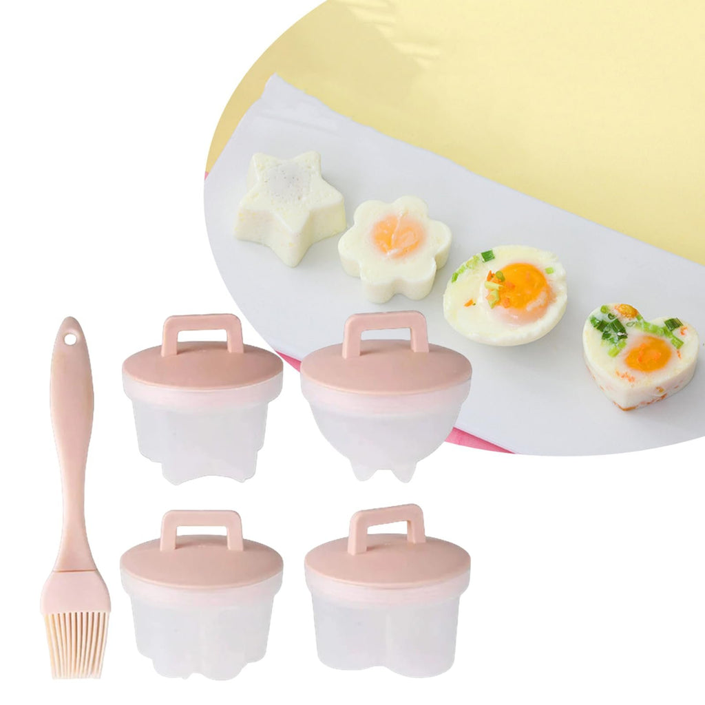 EggPop - Fun-Shaped Boiled Egg Mold Set