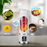 ShakeMate - Portable Blender | On-the-Go Nutrition with Smart Display