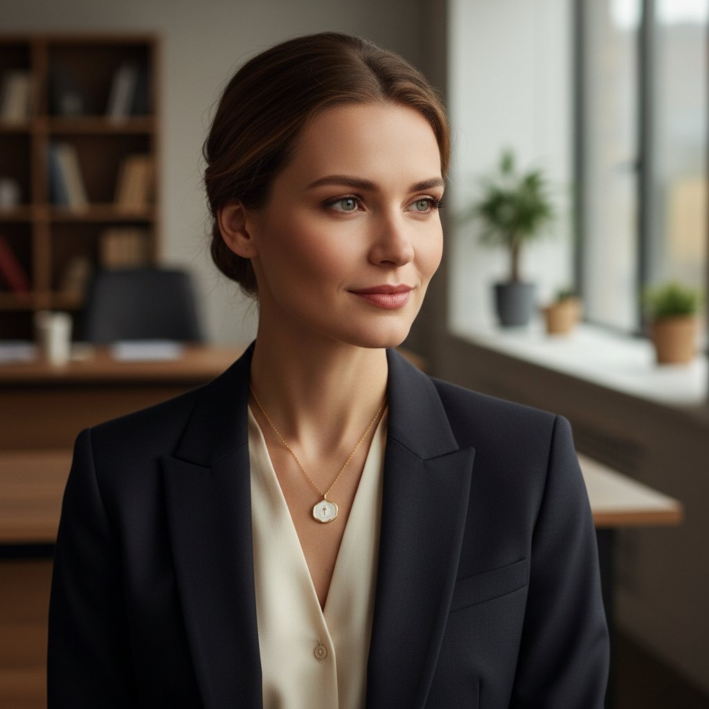 SereneFaith – Vintage Oval Cross Necklace