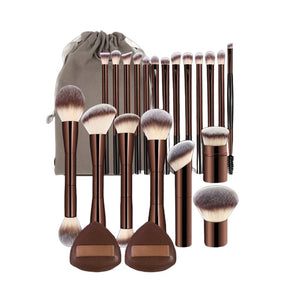 GlamBrew - 20-Piece Pro Makeup Brush Set