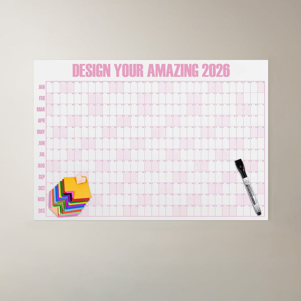 LifeLayout - Large 2026 Minimalist Wall Calendar