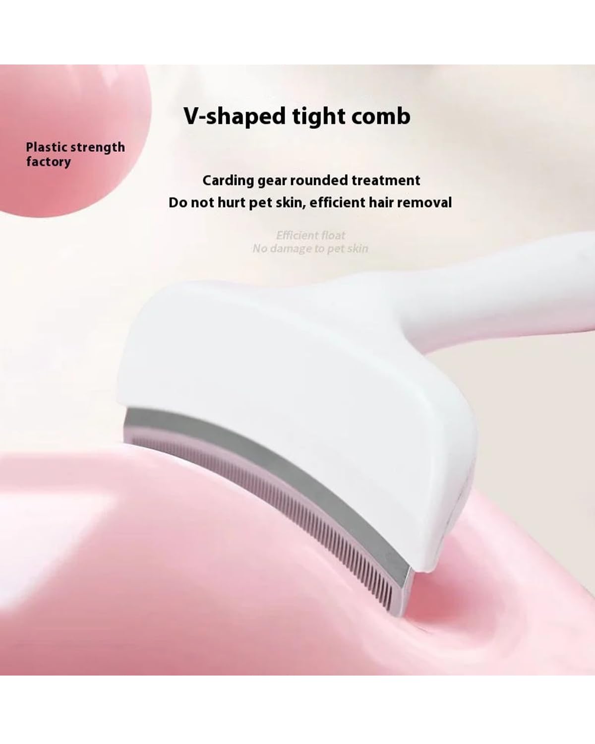 SheddyFix – V-Tooth Pet Deshedding Comb