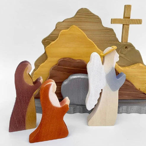 FaithTomb – Wooden Easter Resurrection Set