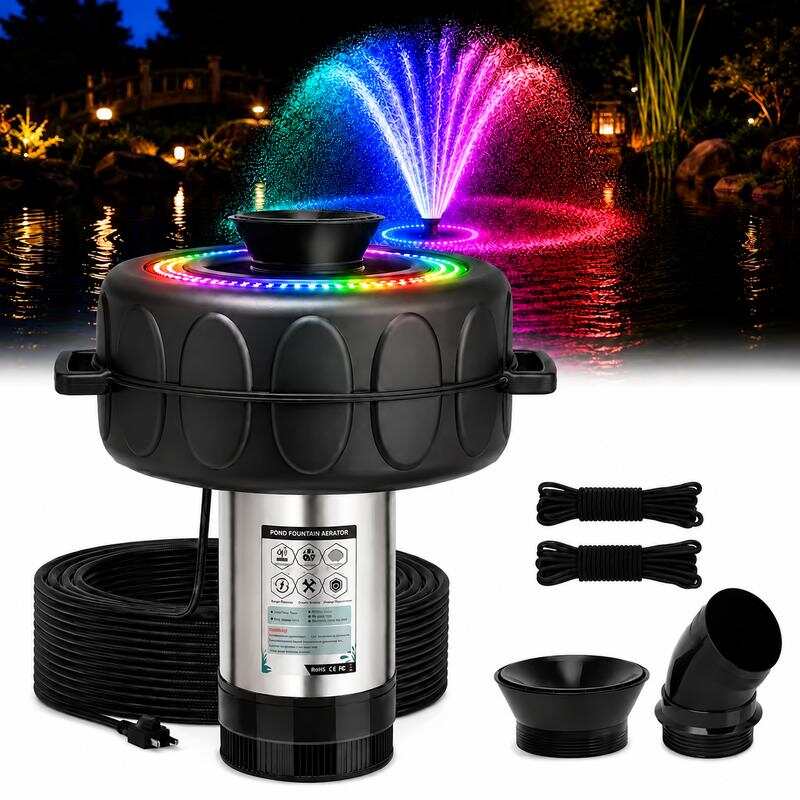 AquaFlow – 1HP High-Performance Pond Aerating Fountain