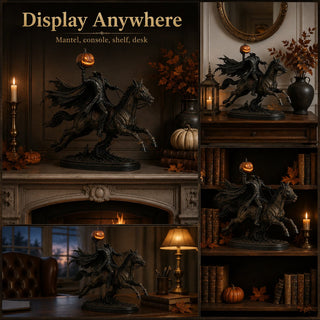 MidnightChase – Headless Horseman Halloween Statue
