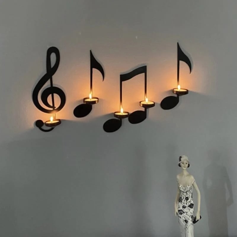MelodyGlow – Musical Note Wall Sconce