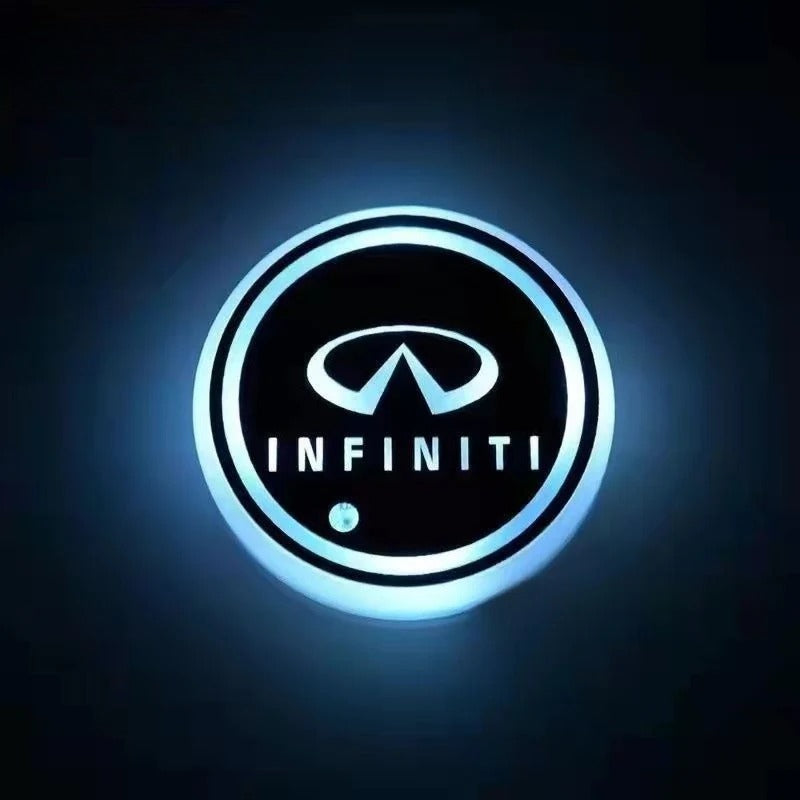 NeonCruise - 7-Color Ambient Car Coasters | Tap-Control Glow System