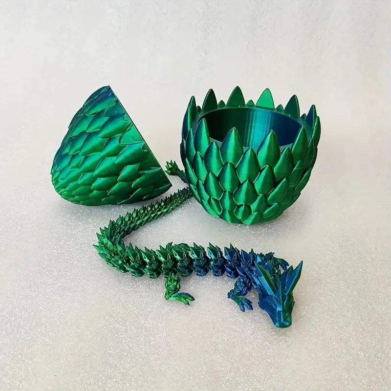 3D Dragonstone Articulated Crystal Serpent marnetic