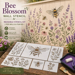GardenCraft – Reusable Decorative Garden Wall Stencil