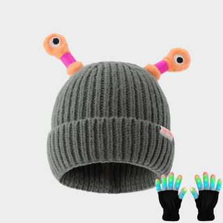 GlowChums Cozy Monster Knit Hat marnetic