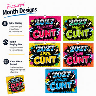 RogueWall – 2027 Bold Graffiti Humor Calendar