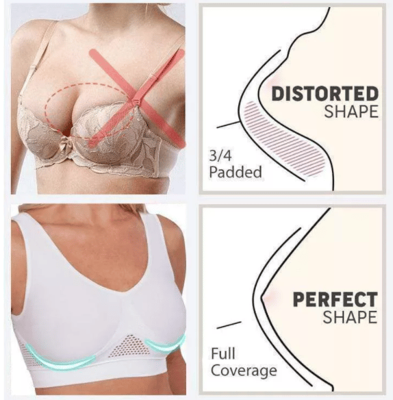 SoftHold Luxe - No-Wire Cooling Support Bra