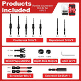 WoodWorks Elite - Complete 15-Piece Countersink Kit