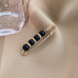 GleamPin - Fancy Rhinestones And Pearls Safety Brooch