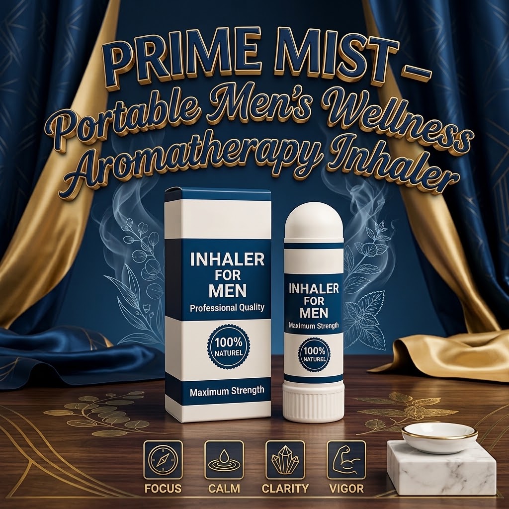 PrimeMist – Portable Men's Wellness Aromatherapy Inhaler