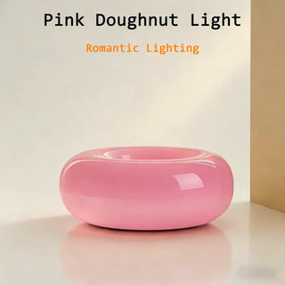 GlowNest – Touch-Control Doughnut Ambient Lamp