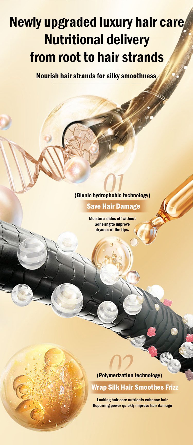 Glossé - Hair Revitalizing Cream | Amino Essence for Silky Perfection