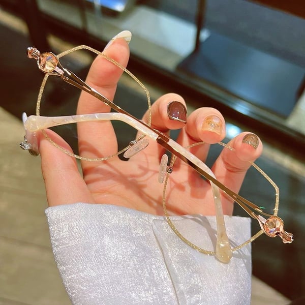 CrystalView – Diamond Rimless Anti-Blue Light Reading Glasses