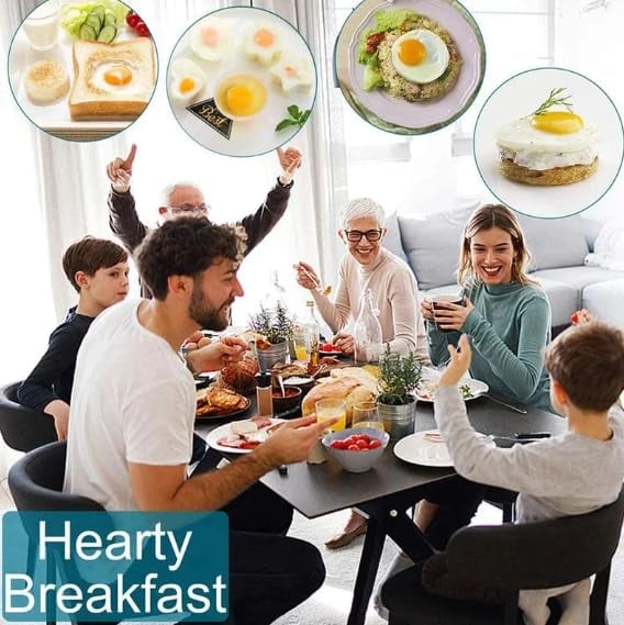 EggPop - Fun-Shaped Boiled Egg Mold Set