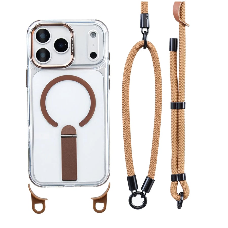 MagnaTether – Clear iPhone Case With Detachable Lanyard