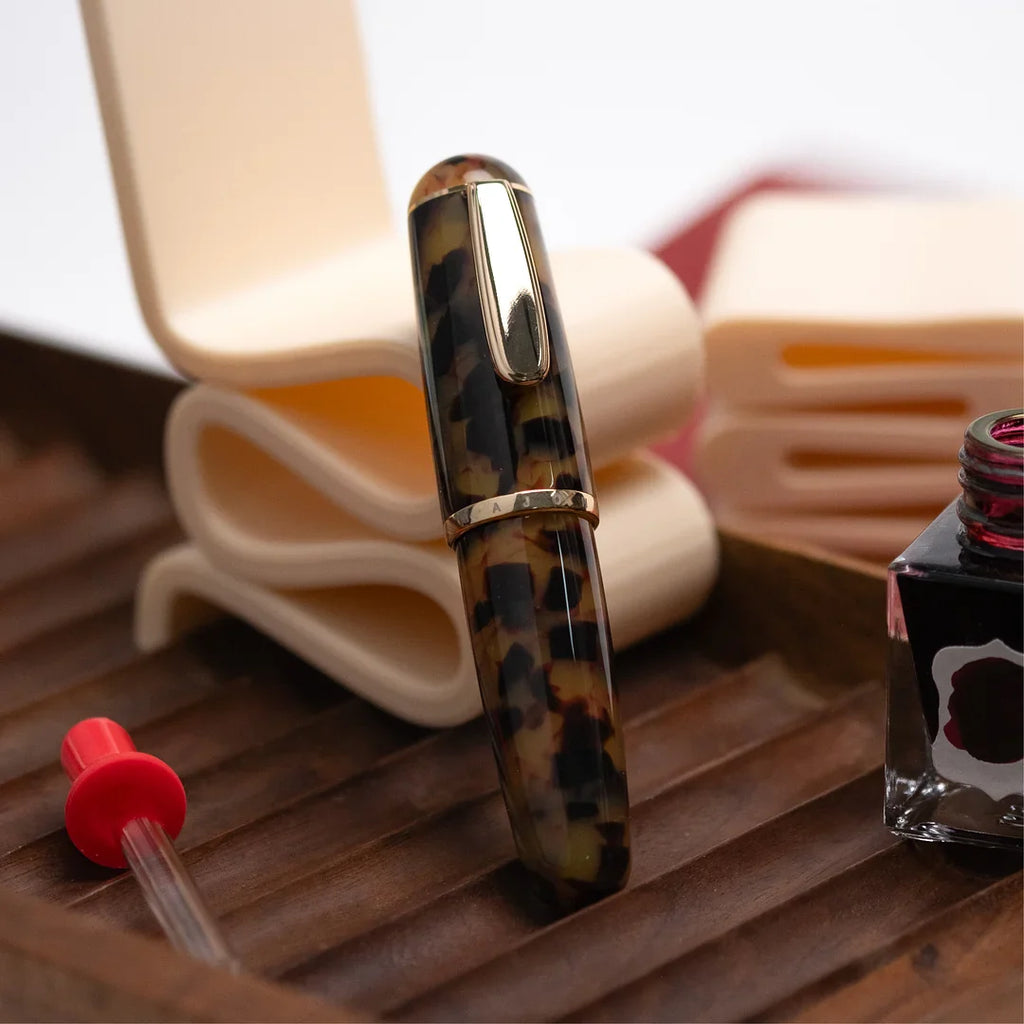 Designer's Notebook Portable Pocket Fountain Pen Acrylic Fine Nib Pen