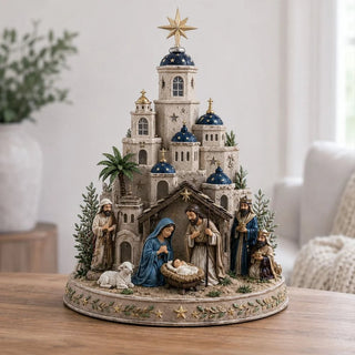 HolyLume – Detailed Nativity Church Light Decor