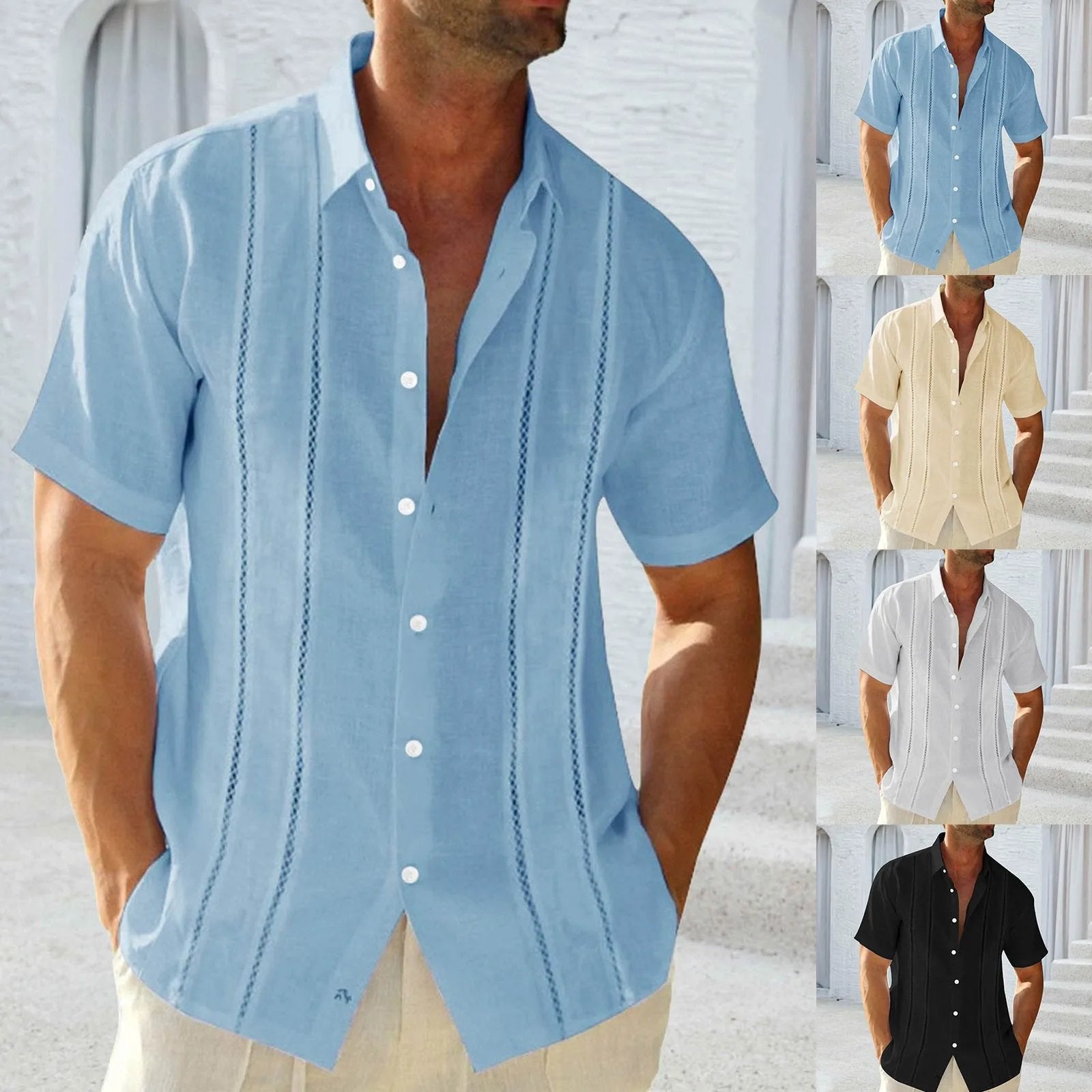 SunChaser - Men’s Lightweight Summer Shirt – Perfect for Getaways