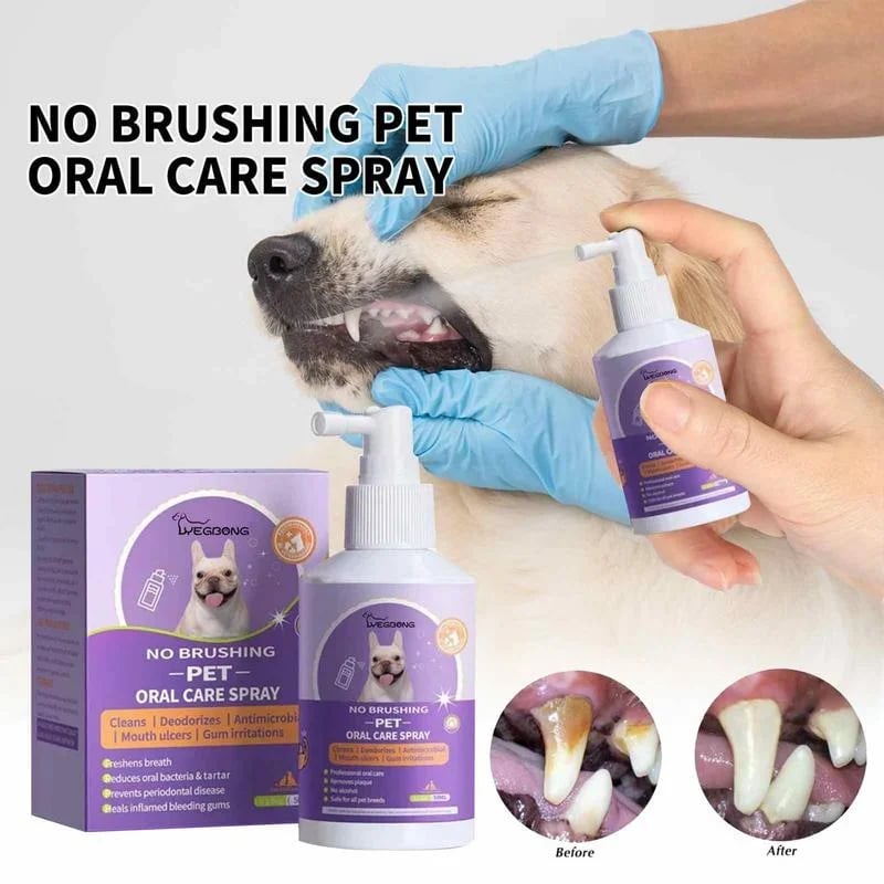 🔥LAST DAY PROMOTION - 49% OFF🔥Teeth Cleaning Spray for Dogs & Cats