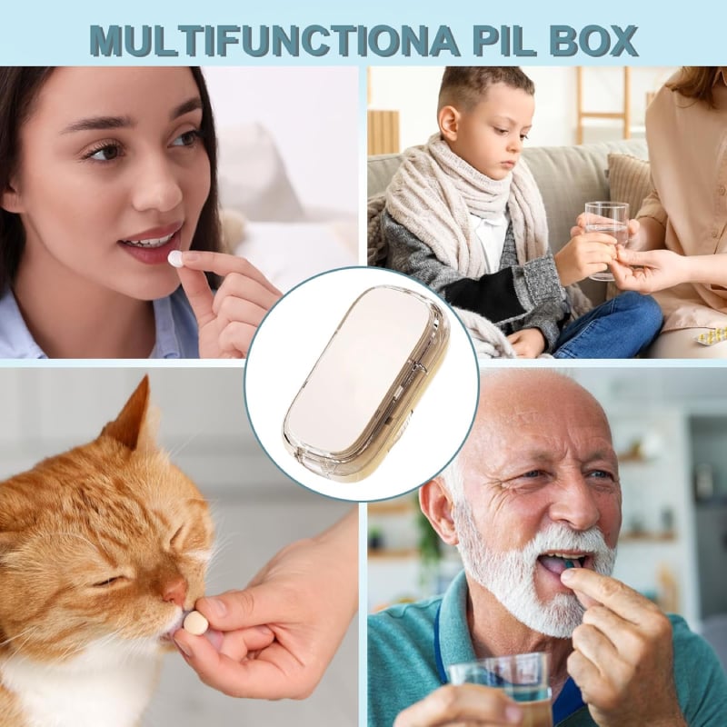 MediSlice - Smart Pill Cutter with Storage Box