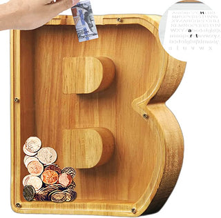 SmoothSaver - Handcrafted Wooden Piggy Bank