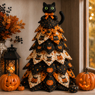 QuiltCharm – Handmade Halloween Tree Craft Kit