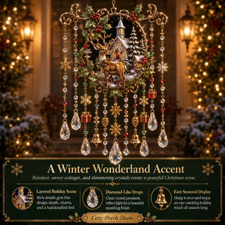 FestivaGlow – Christmas Crystal Wind Chime