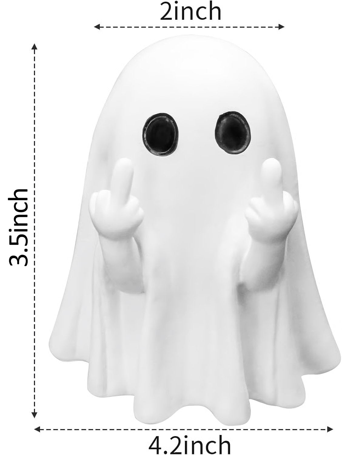 Ghoulie - Playful Resin Ghost Statue