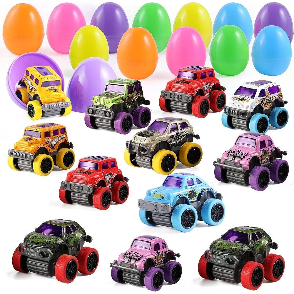 EggZoom – Alloy Mini Cartoon Easter Egg Car Toy