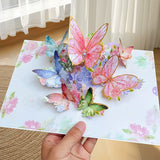 FlutterBloom - 3D Butterfly & Daisy Card