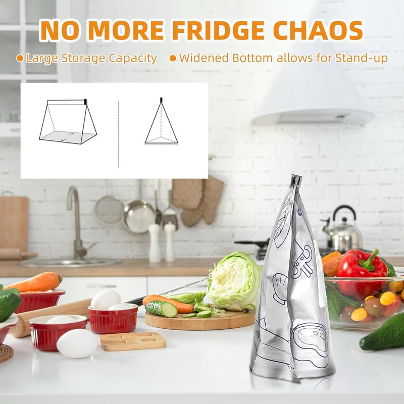 FreshKeep – Reusable Foil Storage Bags