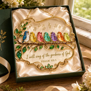 FaithSong – Psalm 89:1 Window Suncatcher