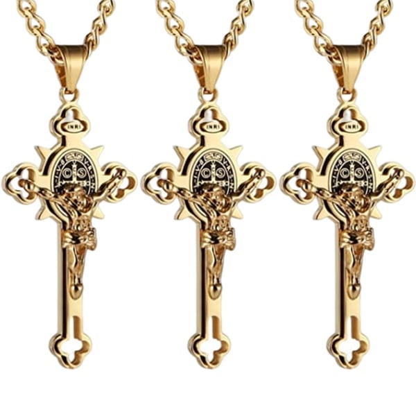 BenedictShield – St. Benedict Protection Cross Necklace