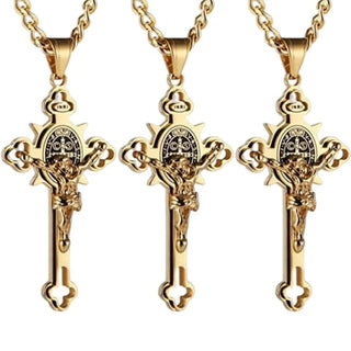 BenedictShield – St. Benedict Protection Cross Necklace