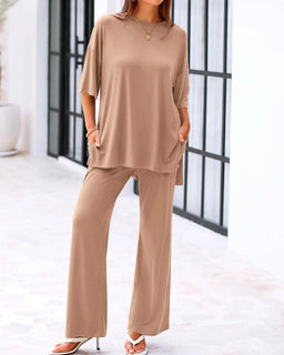 FlowFit – Relaxed 2 Piece Outfit with Pockets