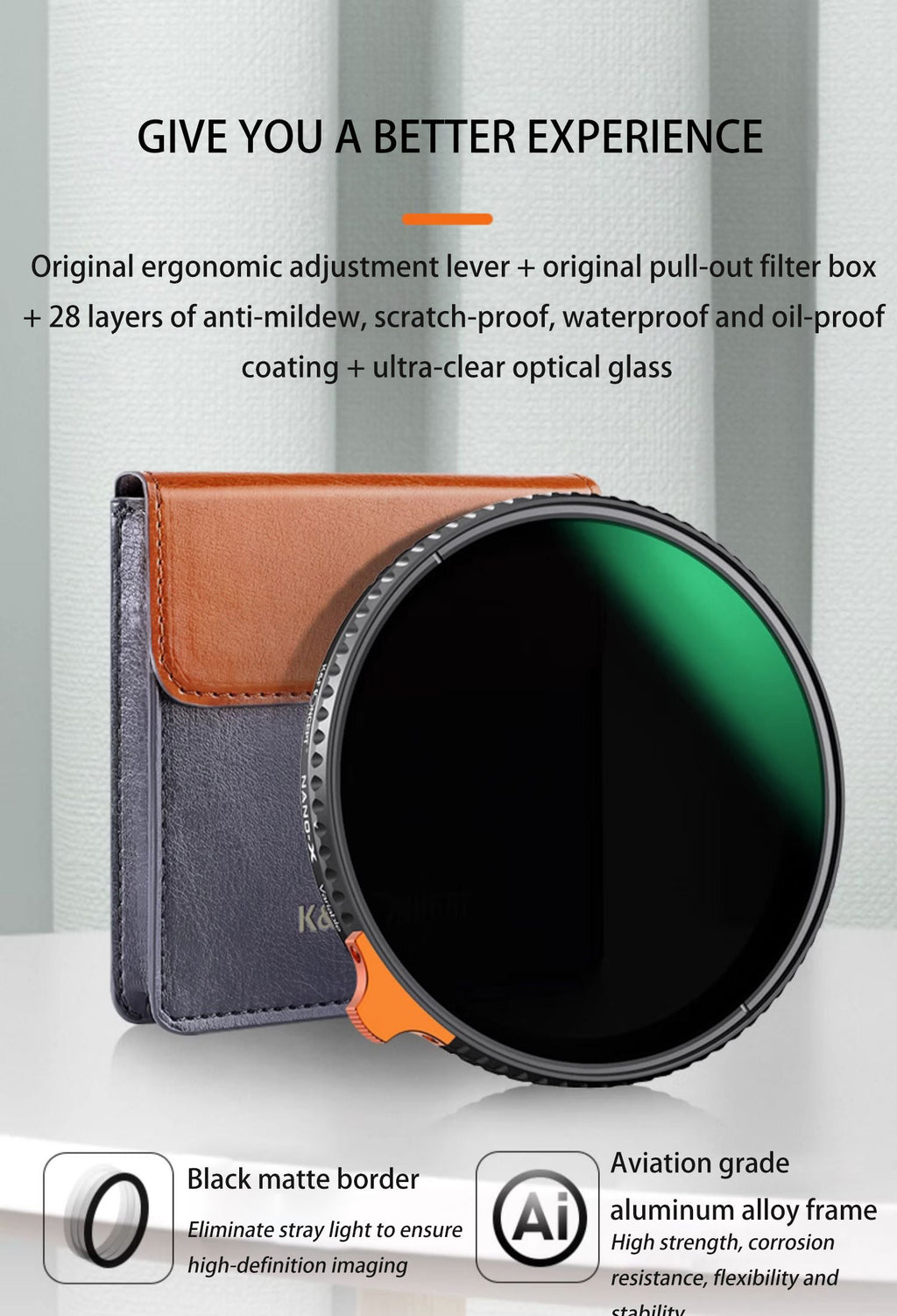 NovaCapture - Adjustable ND Mobile Lens Kit