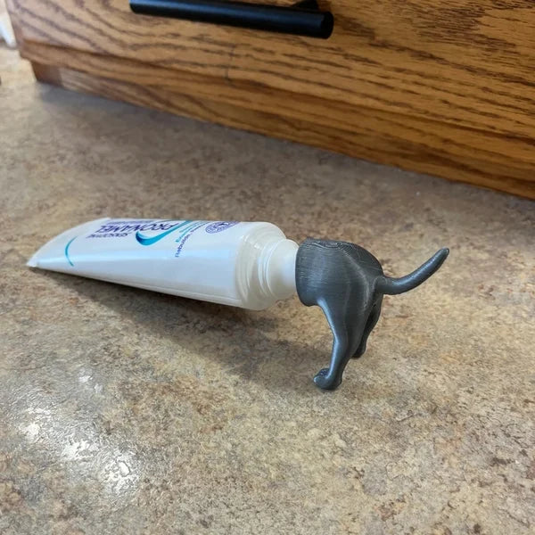 Pooping Puppy Toothpaste Topper marnetic
