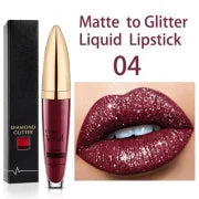 GlamAura – Diamond Matte Shimmer Lipstick