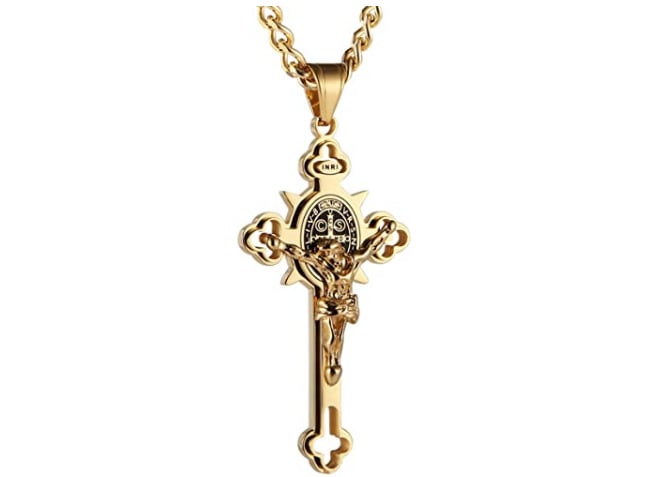 BenedictShield – St. Benedict Protection Cross Necklace