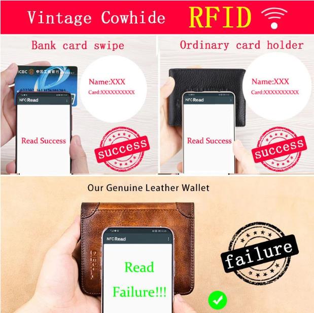 PrimeGuard - Genuine Leather RFID Wallet