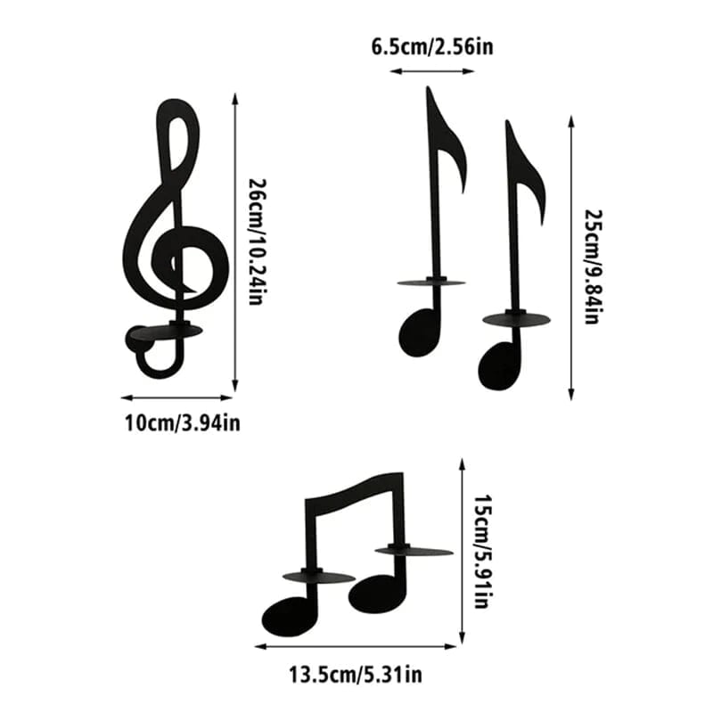 MelodyGlow – Musical Note Wall Sconce