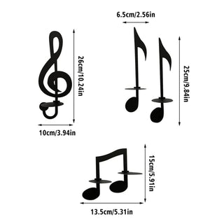 MelodyGlow – Musical Note Wall Sconce
