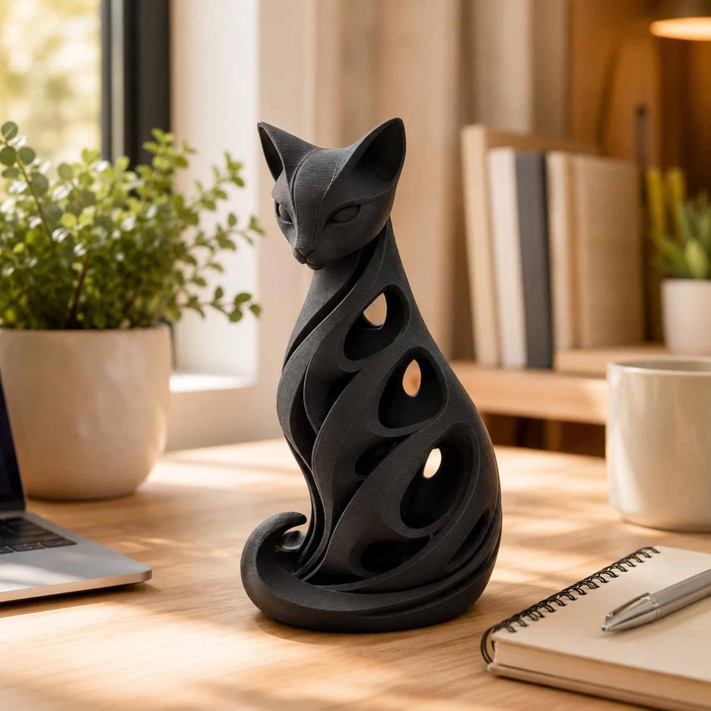 🎁Last Day 60% OFF - Spiral Cat Sculpture