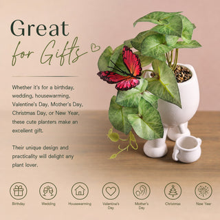 BloomSilhouette – Ceramic Plant Pot