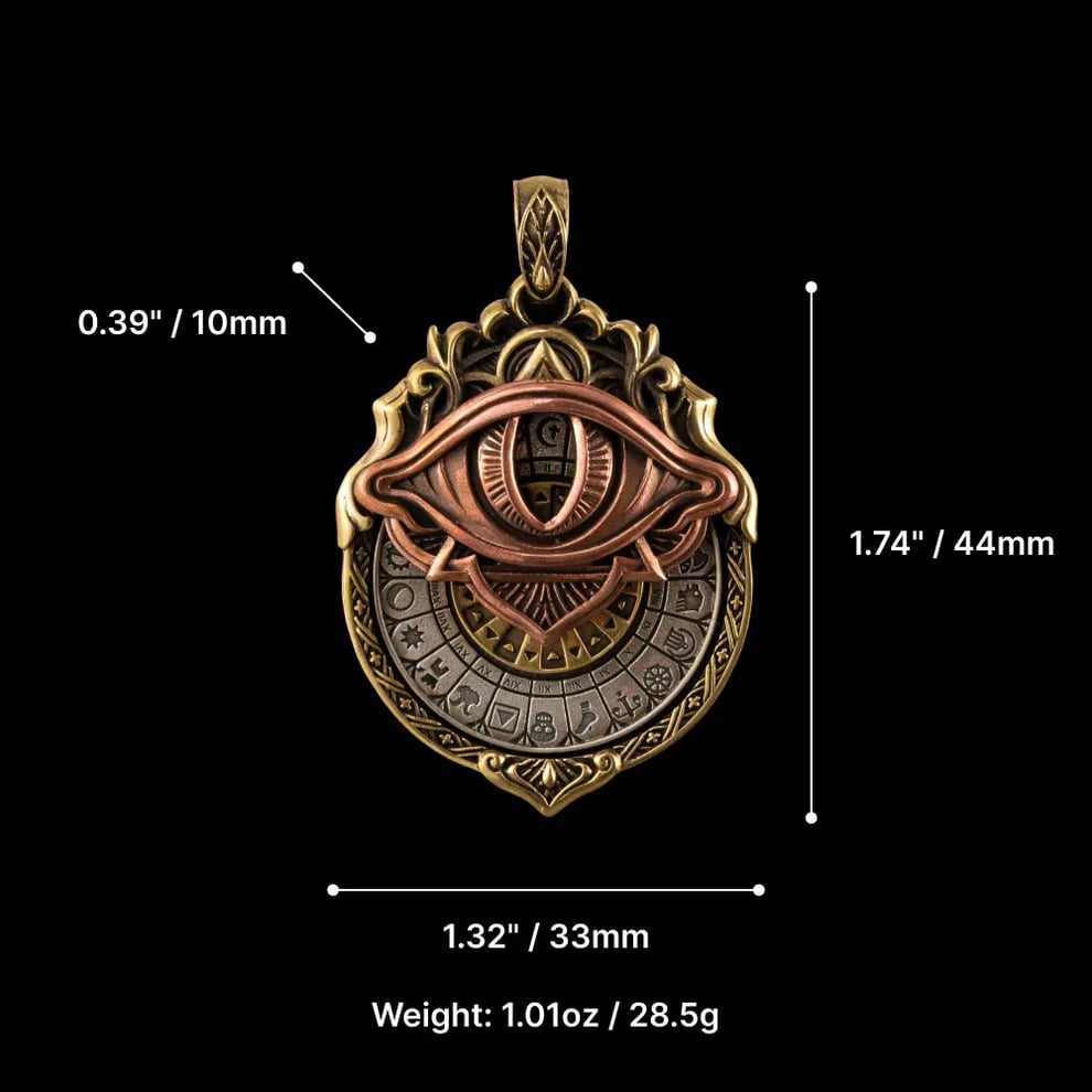 MysticEye – Handcrafted Tarot Eye Pendant